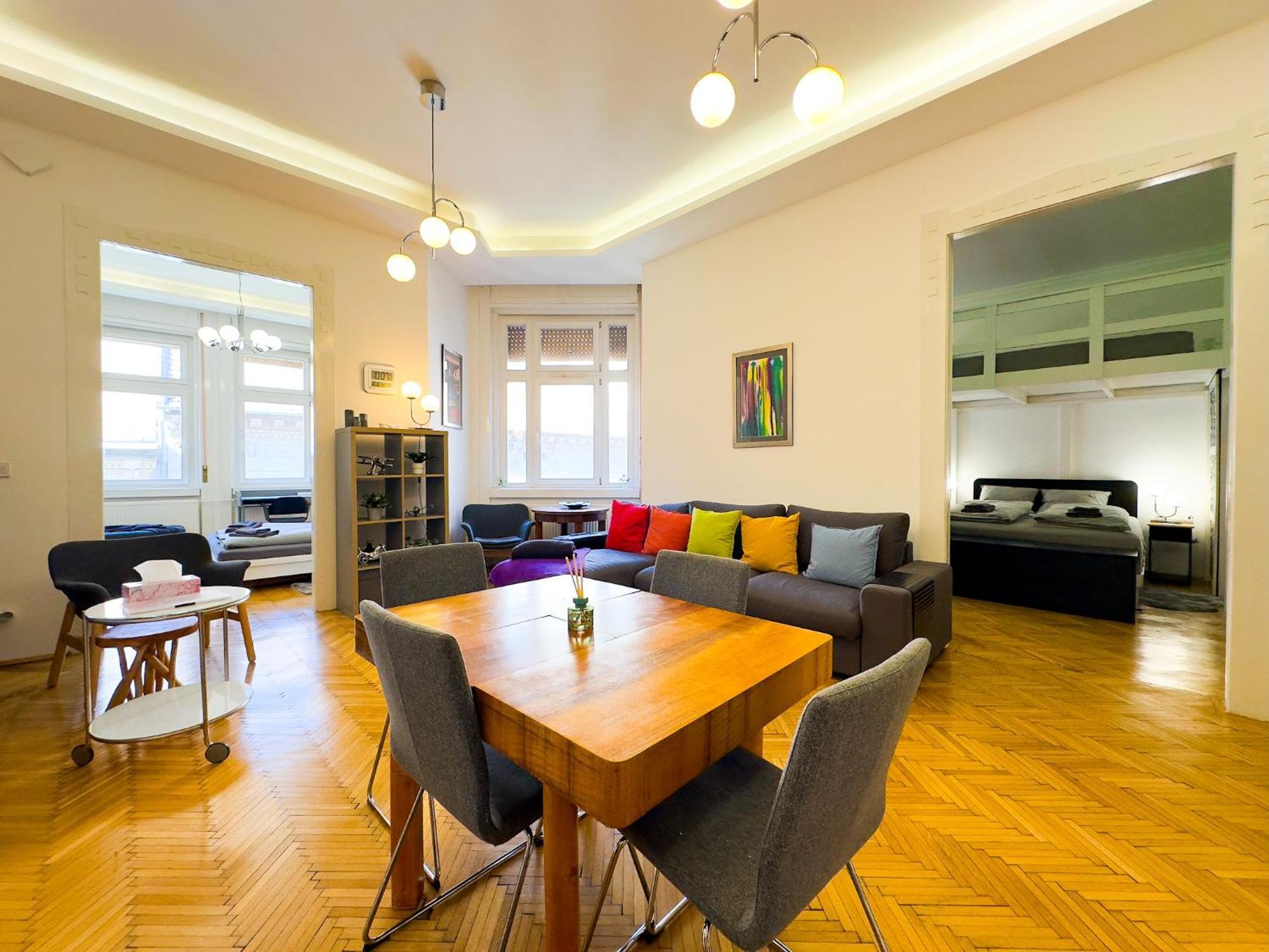 Spacious 4Br Oasis In Central Budapest - Bp Sky Ngoại thất bức ảnh